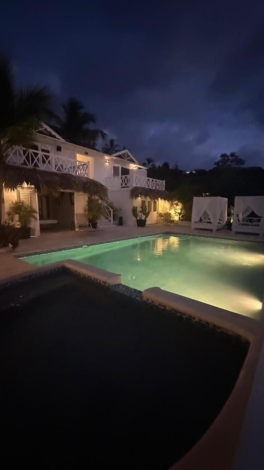 Villa Blanca Chambre D'Hotes Vue Sur Mer Las Terrenas Exterior foto